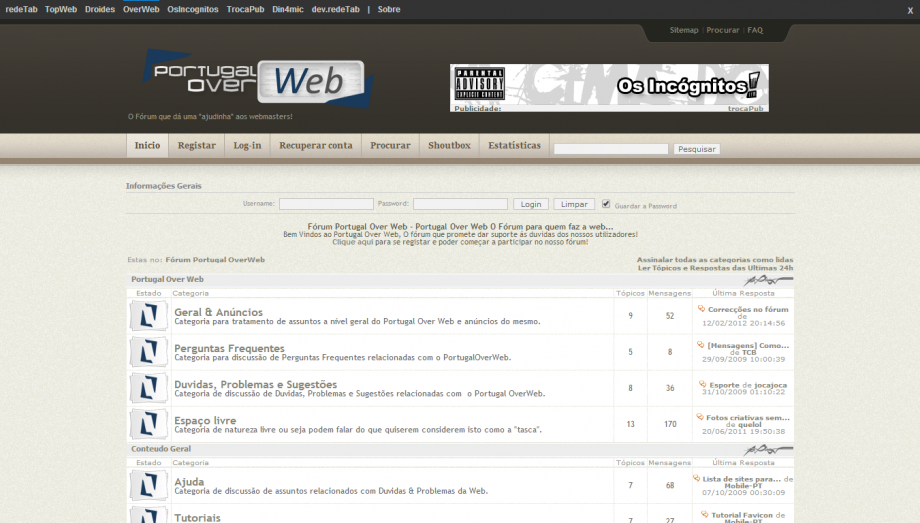 OverWeb - Fórum de discussão